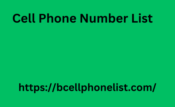 Cell Phone Number List