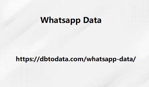 Whatsapp Data